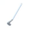 Silicone Toilet Brush Non-slip Long Handle Toilet Cleaning Brush Toilet Cleaning Brush Bathroom Bendable Silicone Tpr Brush Head