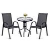 Sofotel So-981 Round Garden Table And 2 Garden Chairs Set