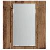 LED Mirror Cabinet with Rustic Wood Effect 40 x 12 x 45 cm Engineered Wood