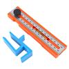 Adjustable Positioning Marking Ruler and Clamp Multi Angle Scribing Protractor Tool for Woodworking Use Dual Scales