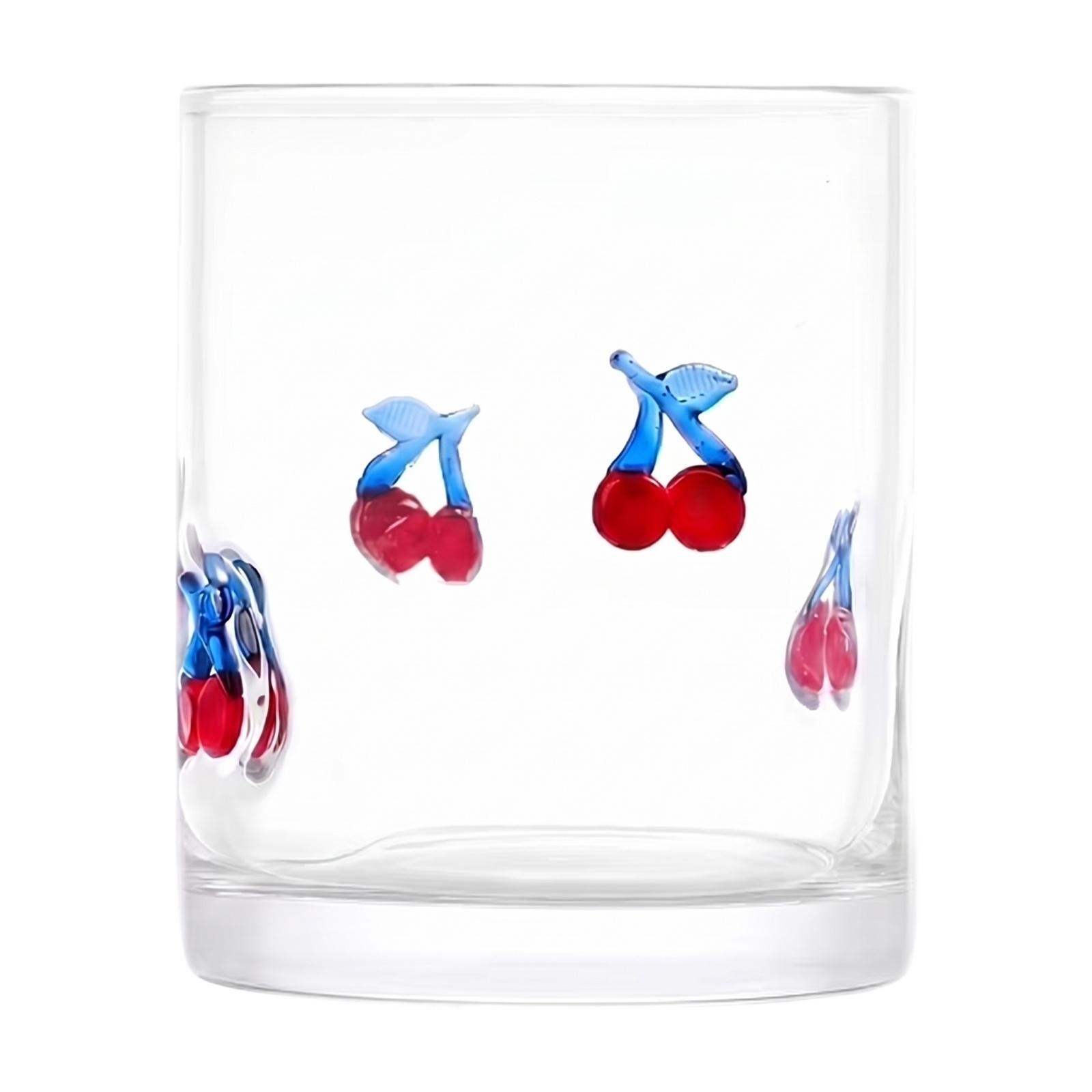 

Clear Glass Tumbler with Raised Star Embellishments Suitable for Table Decoration and Holiday Celebrations Durable Glassware for Everyday Use One Size