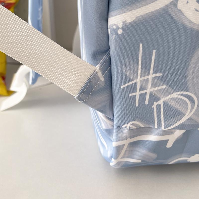 Student School Bag Large Capacity Backpack Graffiti Women's Backpack