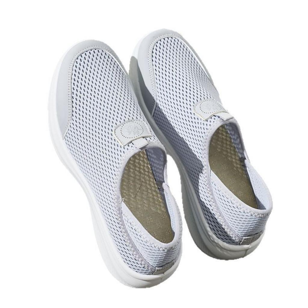 Spring and Summer New Women's Shoes, Mosquito Repellent Mesh Breathable Comfortable Soft Soled Men's Shoes, Wear Lightweight Casual Flyknit Shoes