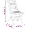 Vidaxl 7-Cz. Garden Furniture Set, Solid Teak Wood