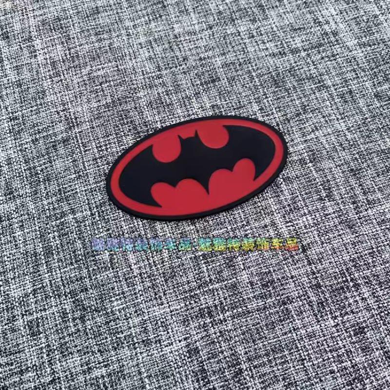 Custom Batman Car Emblem Modification Bat Body Sticker & Rear Trunk Logo Decal Metal Rear Badge Upgrade for Automobiles