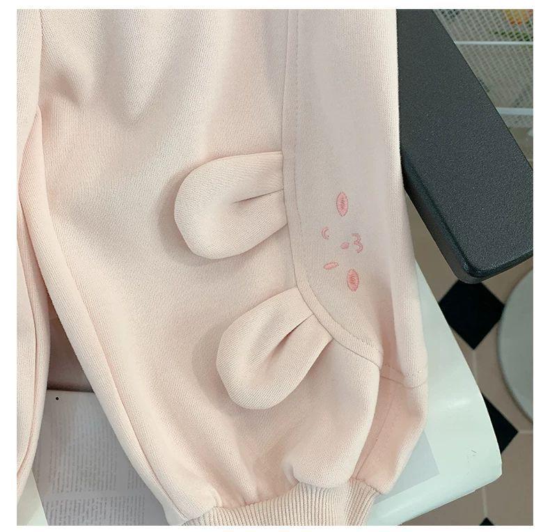 Spring 2025 Girls' Fashion Set: Toddler Sweatshirt, Jacket & Pants for Spring/Autumn