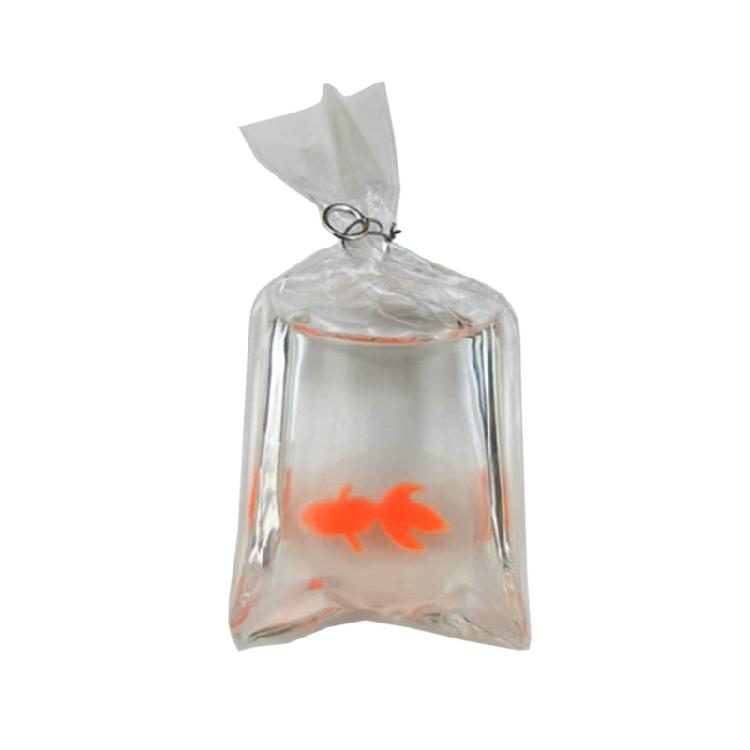 

Eye Catching Decorative Goldfish Water Bag Pendant Goldfish in Water Bag Pattern красный