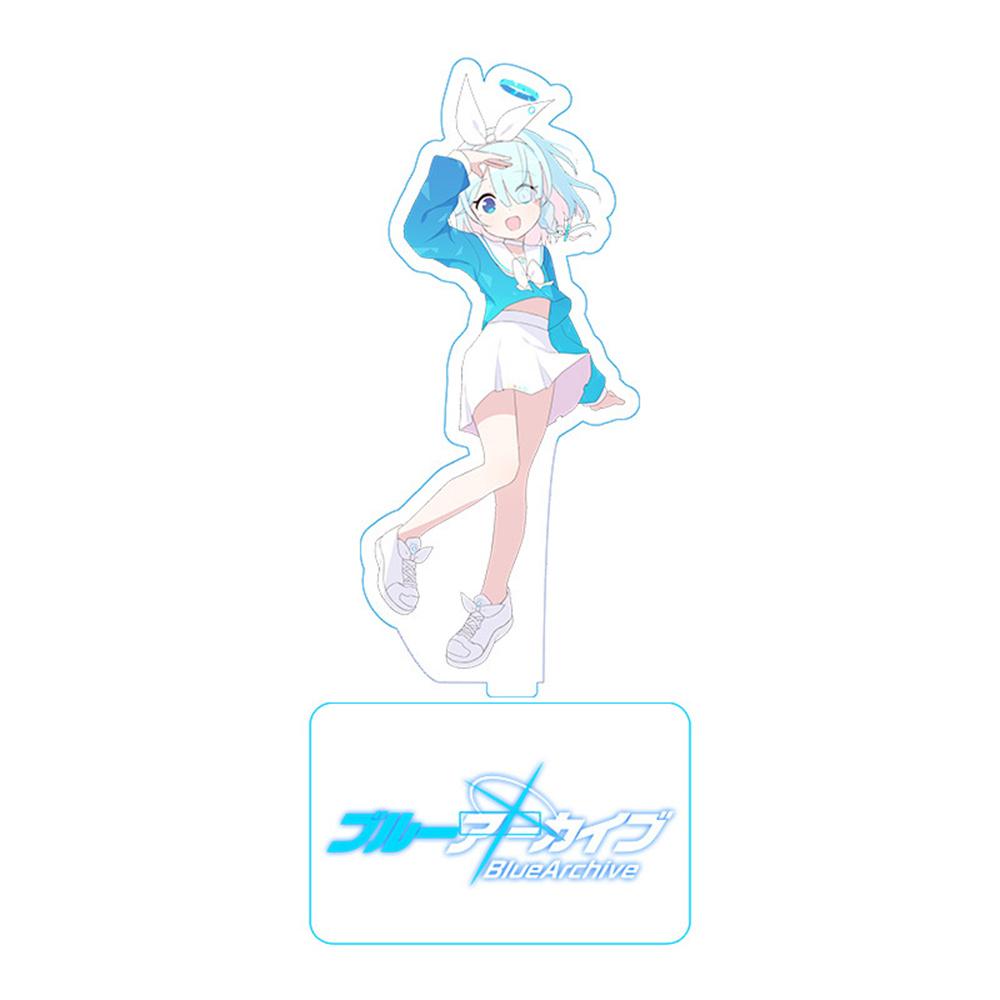 Hot Anime Blue Archive Takanashi Hoshino Cosplay Game Acrylic Action Figure Stand Model Toy Decor Prop Fans Collection Gift