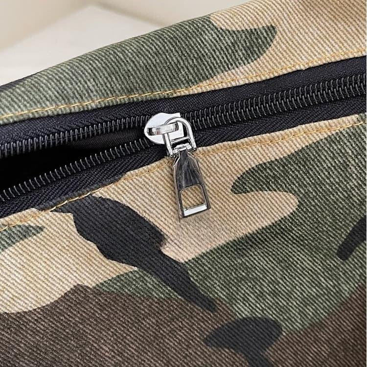 Vintage Camouflage Tote Bag Women's Shoulder Bag