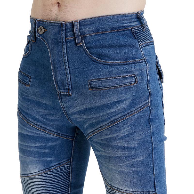 Men's PK-718 Anti-Fall Motorcycle Riding Jeans