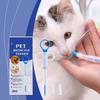 Katzen Pillenspender Haustier Piller für kleine Katzen Hunde Auslaufsicherer Futterspender mit weicher Silikonspitze für Tiere Tablette Paste Flüssigkeit