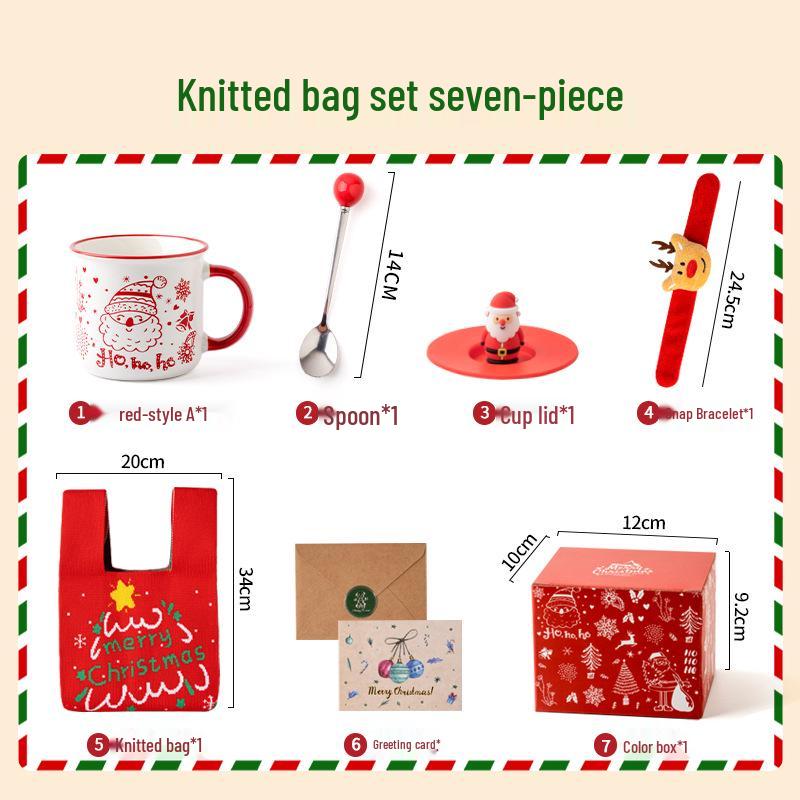 Personalized Christmas Ceramic Mug with Lid and Spoon - Creative Cartoon Design, Perfect for Halloween Gifts