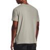 Under Armour Solid Loose Casual Crew Neck Short Sleeve T-Shirt Men Tops Gray-Green 1376518-504