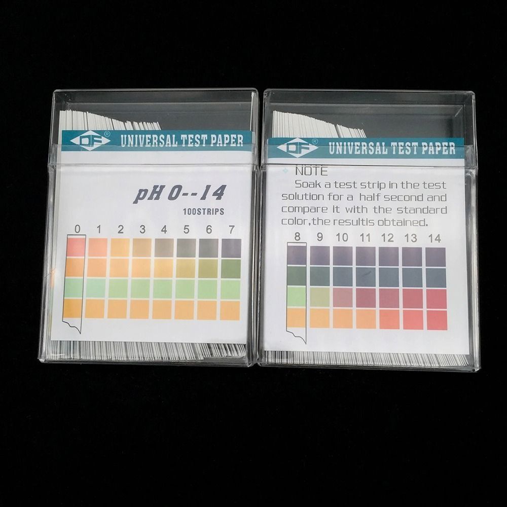 100 Strips Litmus Testing Kit Alkaline Acid Indicator PH Value 0-14 PH Meters Paper  for Laboratory