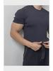 Men's Trendy Slim-Fit Summer Knit T-Shirt with Vertical Stripes