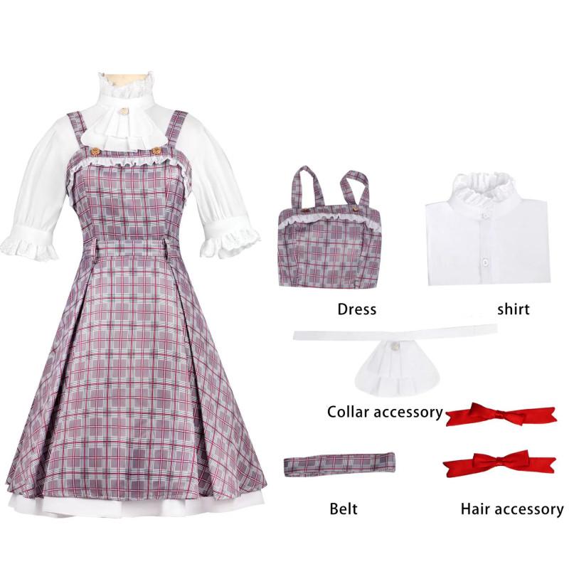 

Манакаши Хондзё Кандзаки Манами Косплей Костюм Платье Хэллоуин Выступление Вечеринка Kanzaki Manami,3XL