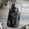 Cute Grizzly Bear Cover For Xiaomi 15 14 13 Ultra 11T 12T 13T 14T Pro POCO X7 Pro X3 X5 X6 M6 F5 F6 Pro Case