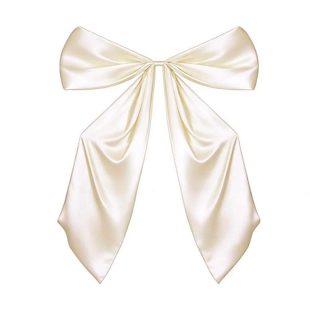 Bow Tie Smooth Satin Oversized Bow Decor Holiday Party Decoration Living Room Bedroom Garden Window Wall Festive Gift