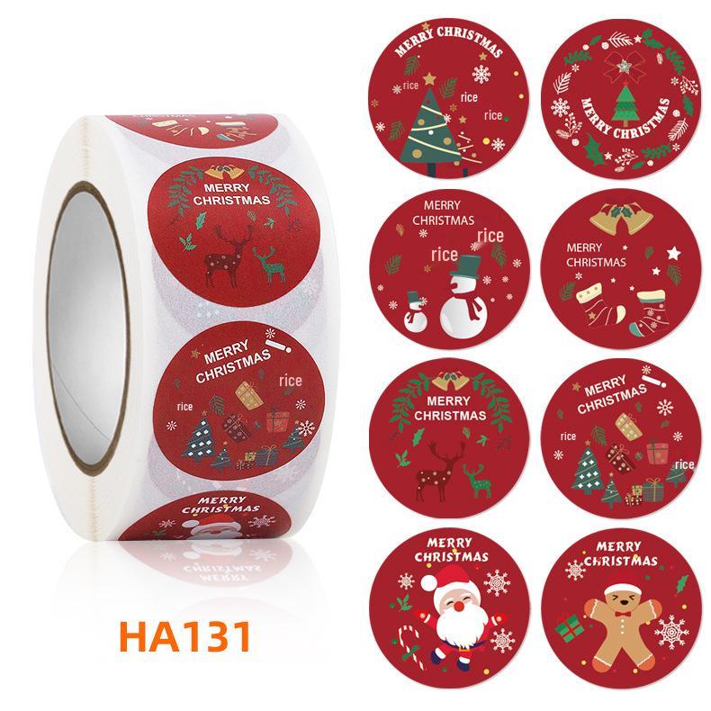 Santa Claus Christmas Sealing Stickers - Gift Wrap & Box Decoration