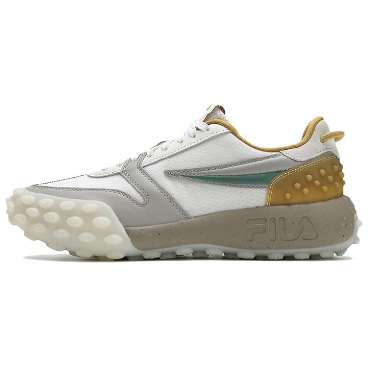 New FILA Gara Abrasion Resistant Low Top Running Shoes Men's White F12M533123F-CD