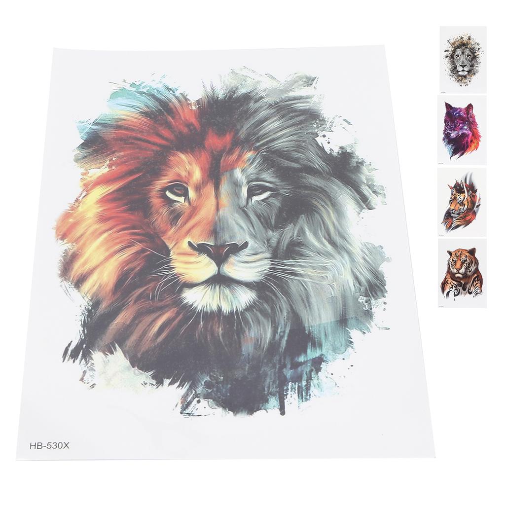 Animal Pattern Temporary Tattoo Sticker Men Waterproof Tattoo Sticker Accessory