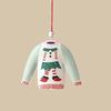 Iron Art Christmas Hanging Decoration Multicolor Xmas Tree Drop Ornament Cartoon Soldiers Angel Hang Pendants Party Supplies