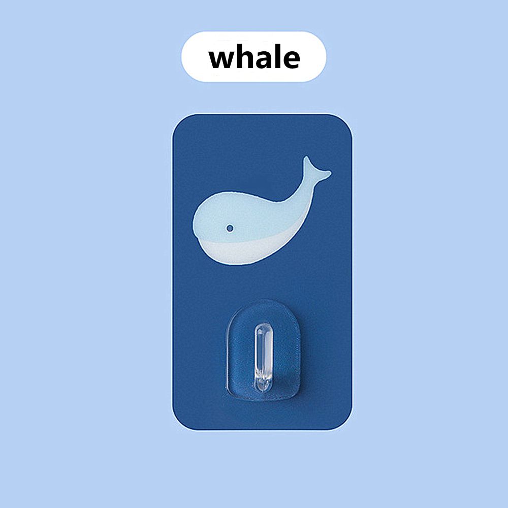 

Животное Ванная Кухня Принадлежности Бесплатная Пробивка Настенная Вешалка Не оставляющий следов Клейкий Настенный Крючок Мультяшный whale