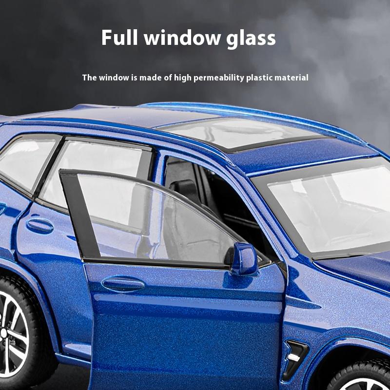 1/32 BMW X3M Legeringsmodellbil, med Lyd- og Lysfunksjoner, Interiørdekorasjon Samlepynt, Gaver til Bilentusiaster