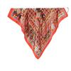 70CM Retro Ethnic Style Faux Silk Scarf for Women: Small Neck Scarf, Sun Protection, Travel Accessory