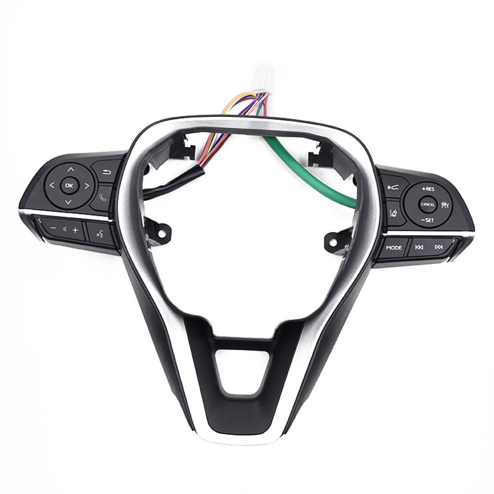 Multifunction Steering Wheel Cruise Control Button Switch With Frame Fit for Toyota Corolla Levin 2019-2022