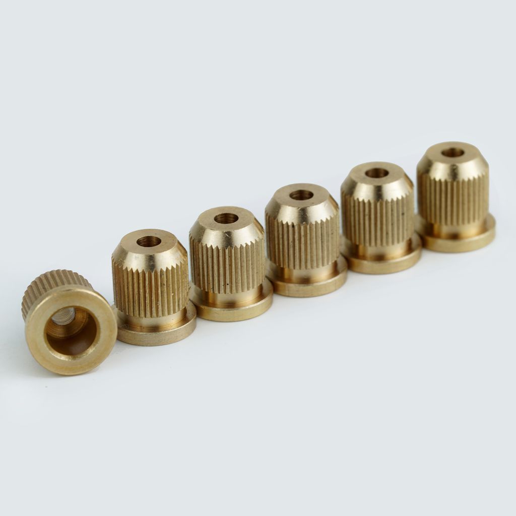 6Pcsset Brass Through Body String Ferrules String Bushings For Electric Guitar Accessories