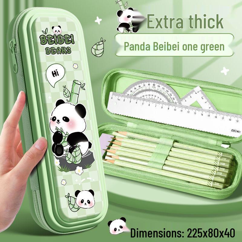 3D Stereoscopic Cute Girl Pencil Case for Primary School and Kindergarten Students