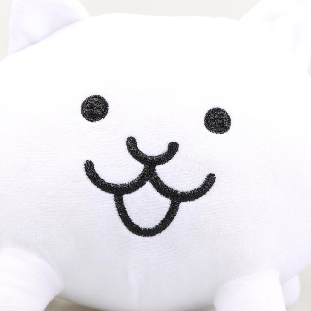 The Battle Cats Meow Wars Neko Lucky Cat White Cat Pillow Doll Doll