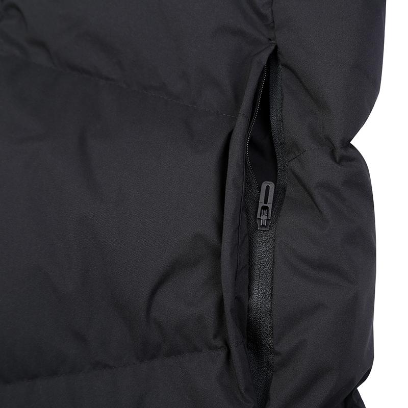 Li-Ning 2025 Winter Long Knee-Length Warm Hooded Sports Jacket Cotton Fashion Simple Comfortable Trendy Long Cotton Coat Unisex outerwear AFMU037-10