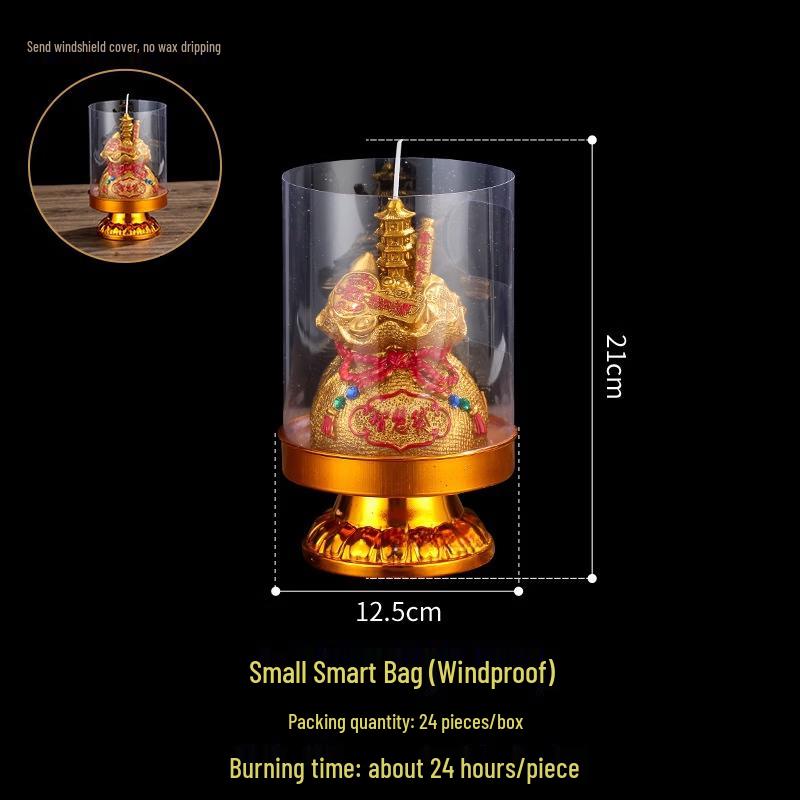 Auspicious Windproof Lotus Candle