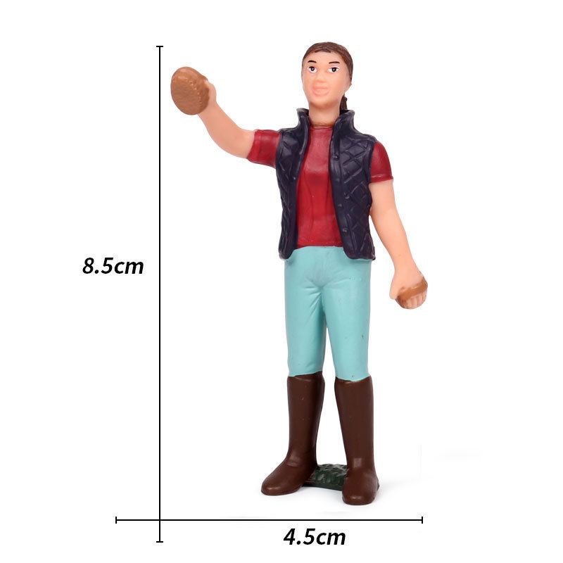Model Doll Professional Toys Simulate Farm Pasture Decoration Plastic Material