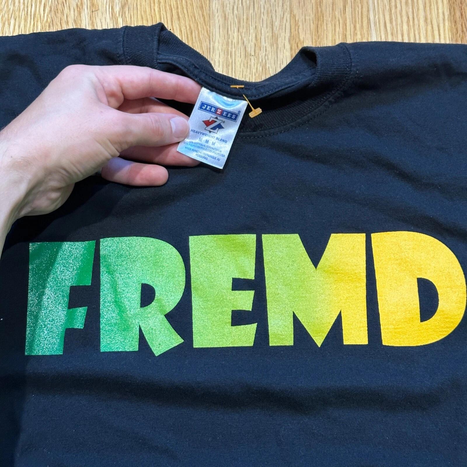 

FREMD Vintage T Shirt 90s Y2K Skateboard Skate Rap Music Band Hippie Random Fred L
