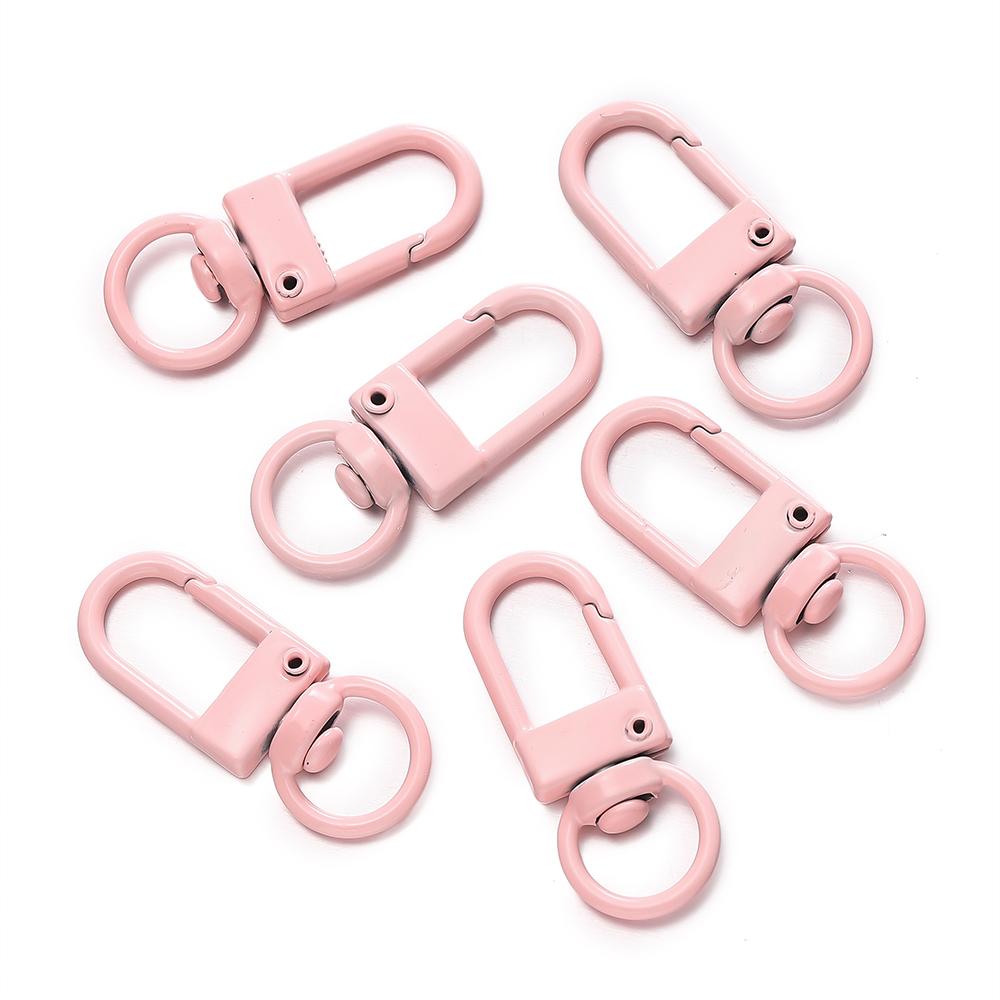 10pcs/Lot High Quality Colorful Alloy Snap Lobster Clasp Hooks Keychain Findings for DIY Key Chain Necklace Bracelet Supplies