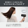 Sharp Dimple Flow Hair Dryer IB-P300-B Fast Drying Negative Ion UV Care Compact Storage Black