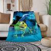 1pc Monsters University Printing Blanket Soft, All Season Throw for Living Room, Bedroom,Personalized Gift with Adorable Cartoon Design