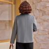 Spring Woolen Coat for Middle-Aged and Elderly Women (40-60) - Casual Wear for Spring and Autumn