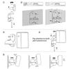 Universal Surround Small Satellite Ceiling Speaker Brackets 1Set Black Soundbar Wall mounting Brackets for Speakers