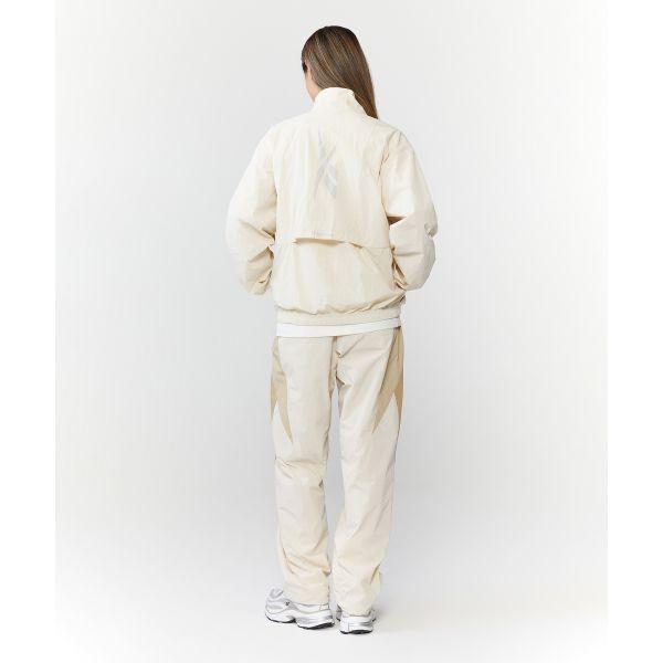 Reebok X Vector Stand Collar Loose Casual Long Sleeve Windbreaker Unisex Outerwear Beige REJU4EJ30I1