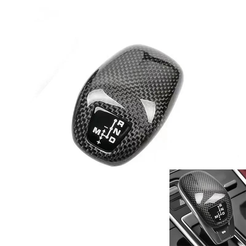 New Real Carbon Fiber Gear Shift Knob Cap For Porsche Panamera 2017 2018 Gear Ball Top Cover