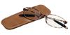 Zealot TR258FBR35 Reading Glasses for Women and Blue Light UV with Brown Demi [Zealot] Men, Portable, 3.5mm, TR-90, Cut, Cut, Case, TR-258F +3.50