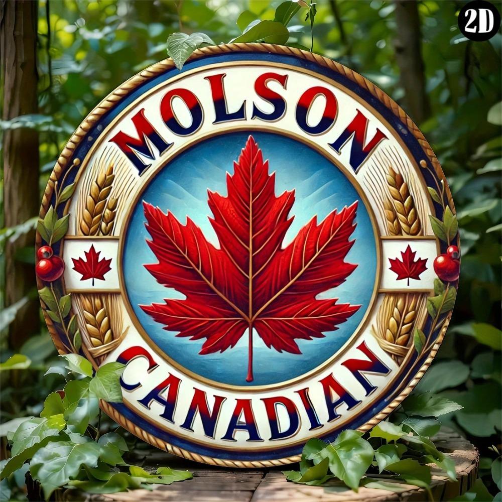 Molson Canadian Beer Vintage Metal Wall Art Durable Aluminum Sign Kitchen Decor Gift