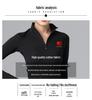Women's Long Sleeve Zipper High Collar Latin Dance Tops for Autumn and Winter Training