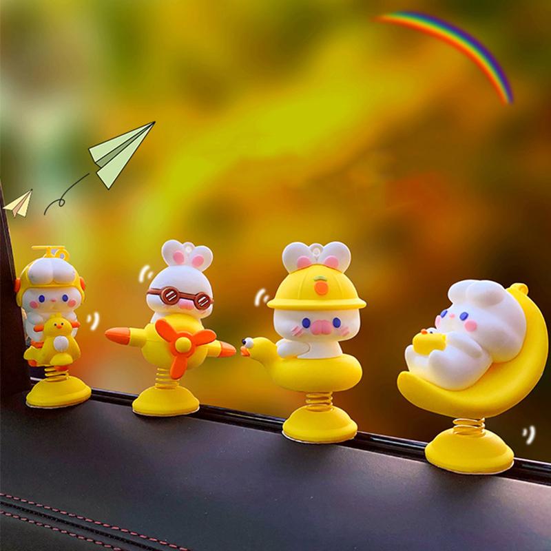 Anime Shaking Doll Car Interior Decoration Car Panel Dashboard Decoration Pvc Car Ornament Doll Auto Interior Accessories Gift