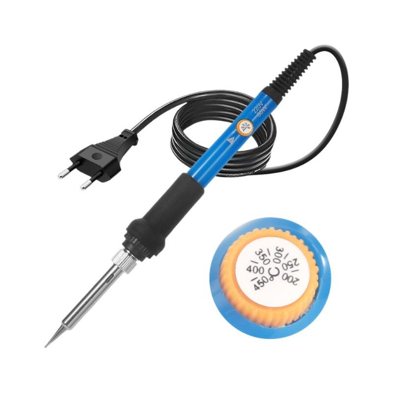 1SET Standard Constant Temperature Electric Soldering Iron Set Adjustable Temperature Belt Switch Electric Welding Pen Maintenance Welding Kit