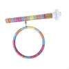 Hammock Playstand with Wooden Perch And Chewing Toy for Blue Crowned Conures